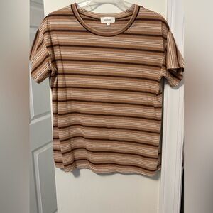 Bohme Multi-Tone Striped Top